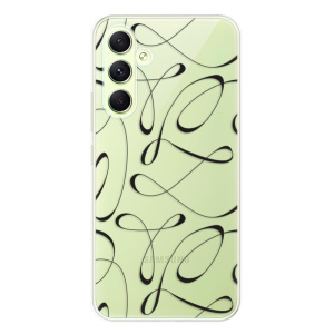 Silikonové pouzdro iSaprio - Samsung Galaxy A54 5G - Fancy black