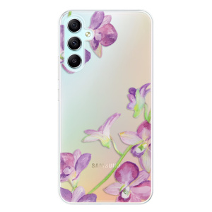 Silikonové pouzdro iSaprio - Samsung Galaxy A34 5G - Purple Orchid