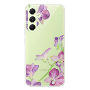 Silikonové pouzdro iSaprio - Samsung Galaxy A54 5G - Purple Orchid