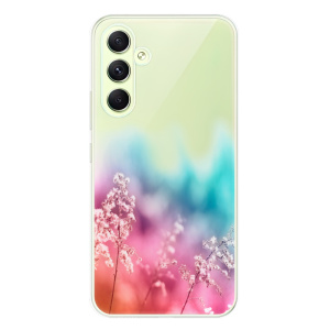 Silikonové pouzdro iSaprio - Samsung Galaxy A54 5G - Rainbow Grass