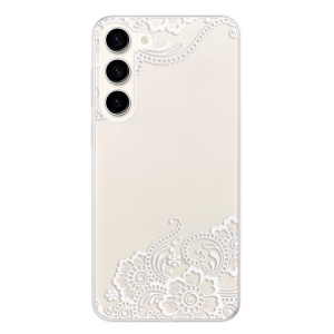 Silikonové pouzdro iSaprio - Samsung Galaxy S23 Plus - White Lace 02