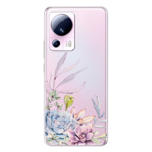 Silikonové pouzdro iSaprio - Xiaomi 13 Lite - Succulent 01