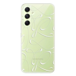 Silikonové pouzdro iSaprio - Samsung Galaxy A54 5G - Fancy white