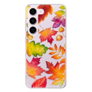 Silikonové pouzdro iSaprio - Samsung Galaxy S23 - Autumn Leaves 01
