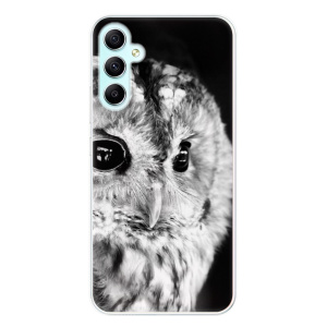 Silikonové pouzdro iSaprio - Samsung Galaxy A34 5G - BW Owl