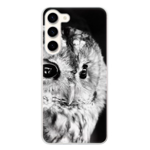 Silikonové pouzdro iSaprio - Samsung Galaxy S23 Plus - BW Owl