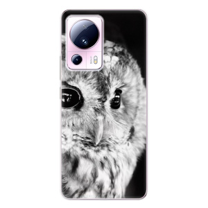 Silikonové pouzdro iSaprio - Xiaomi 13 Lite - BW Owl