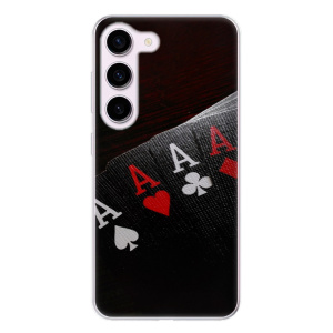 Silikonové pouzdro iSaprio - Samsung Galaxy S23 - Poker