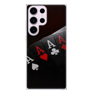 Silikonové pouzdro iSaprio - Samsung Galaxy S23 Ultra - Poker