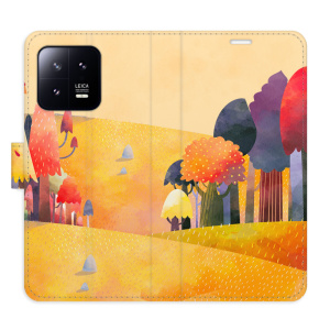 Flip pouzdro iSaprio - Xiaomi 13 - Autumn Forest - kapsičky na karty
