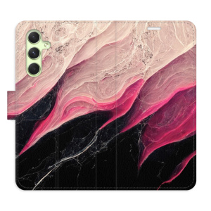 Flip pouzdro iSaprio - Samsung Galaxy A54 5G - BlackPink Marble - kapsičky na karty