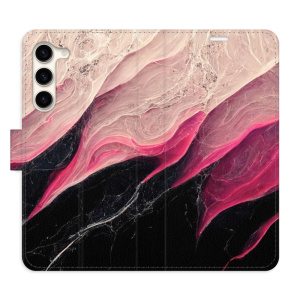 Flip pouzdro iSaprio - Samsung Galaxy S23 Plus - BlackPink Marble - kapsičky na karty