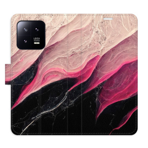 Flip pouzdro iSaprio - Xiaomi 13 - BlackPink Marble - kapsičky na karty