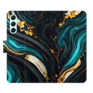 Flip pouzdro iSaprio - Samsung Galaxy A34 5G - Dark Paint - kapsičky na karty