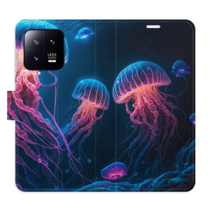 Flip pouzdro iSaprio - Xiaomi 13 - Jellyfish - kapsičky na karty