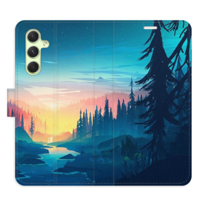Flip pouzdro iSaprio - Samsung Galaxy A54 5G - Magical Landscape - kapsičky na karty