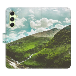 Flip pouzdro iSaprio - Samsung Galaxy A54 5G - Mountain Valley - kapsičky na karty