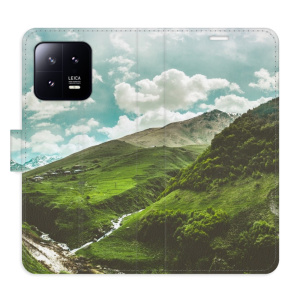 Flip pouzdro iSaprio - Xiaomi 13 - Mountain Valley - kapsičky na karty