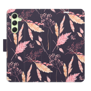 Flip pouzdro iSaprio - Samsung Galaxy A54 5G - Ornamental Flowers 02 - kapsičky na karty