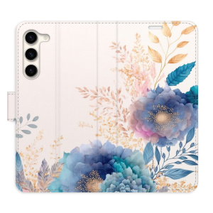 Flip pouzdro iSaprio - Samsung Galaxy S23 Plus - Ornamental Flowers 03 - kapsičky na karty