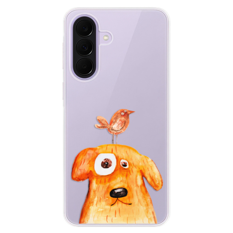 Silikonové pouzdro iSaprio - Samsung Galaxy A37 - Dog And Bird