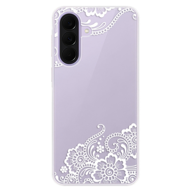 Silikonové pouzdro iSaprio - Samsung Galaxy A37 - White Lace 02
