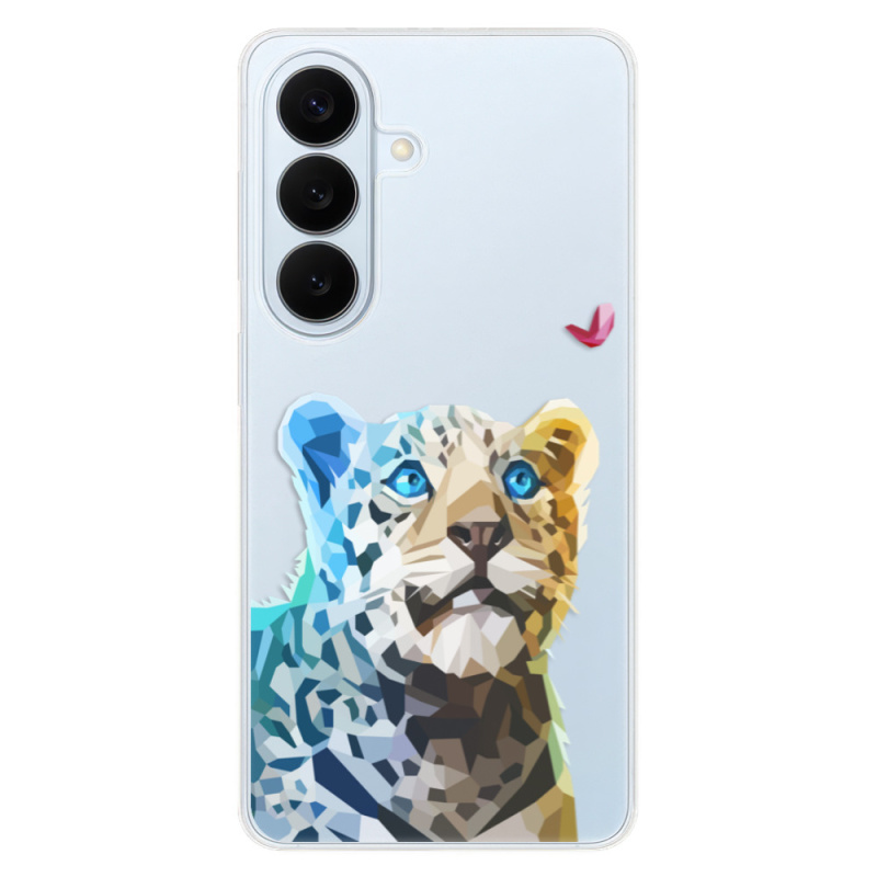 Silikonové pouzdro iSaprio - Samsung Galaxy S26+ - Leopard With Butterfly
