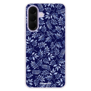 Silikonové pouzdro iSaprio - Samsung Galaxy A37 - Blue Leaves 05
