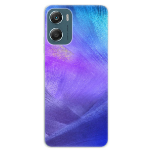 Silikonové pouzdro iSaprio - Motorola Moto G06 - Purple Feathers