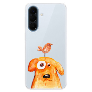 Silikonové pouzdro iSaprio - Samsung Galaxy A57 - Dog And Bird
