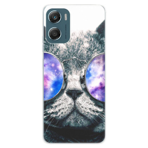Silikonové pouzdro iSaprio - Motorola Moto G06 - Galaxy Cat