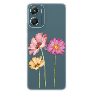 Silikonové pouzdro iSaprio - Motorola Moto G06 - Three Flowers