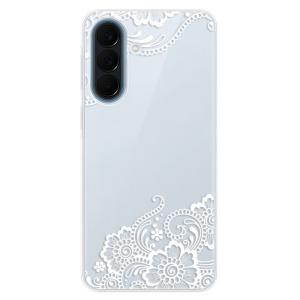 Silikonové pouzdro iSaprio - Samsung Galaxy A57 - White Lace 02