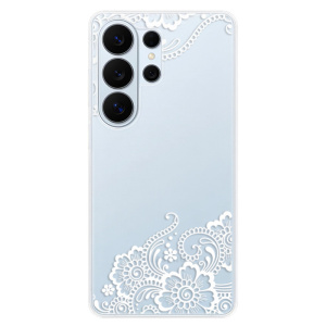 Silikonové pouzdro iSaprio - Samsung Galaxy S26 Ultra - White Lace 02