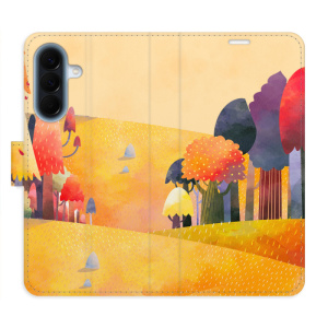 Flip pouzdro iSaprio - Samsung Galaxy A57 - Autumn Forest s kapsičkami na karty