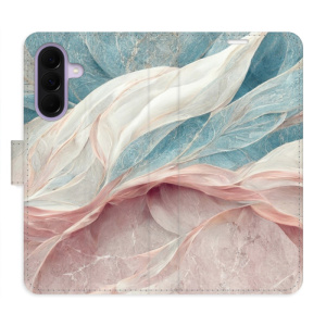 Flip pouzdro iSaprio - Samsung Galaxy A37 - Old Leaves 03 s kapsičkami na karty