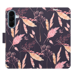 Flip pouzdro iSaprio - Samsung Galaxy A57 - Ornamental Flowers 02 s kapsičkami na karty