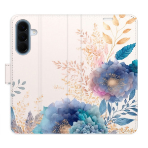 Flip pouzdro iSaprio - Samsung Galaxy A57 - Ornamental Flowers 03 s kapsičkami na karty