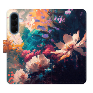 Flip pouzdro iSaprio - Samsung Galaxy A57 - Spring Flowers s kapsičkami na karty