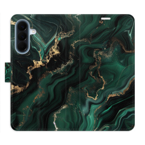 Flip pouzdro iSaprio - Samsung Galaxy A57 - Emerald 02 s kapsičkami na karty