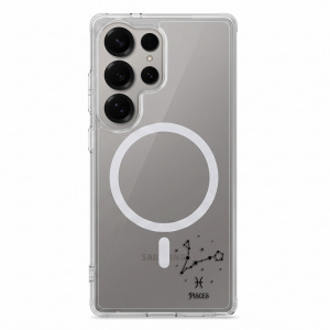 Čiré pouzdro iSaprio Pure s magnetickým kroužkem - Samsung Galaxy S25 Ultra - Ryby II