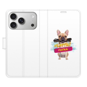 Flip pouzdro iSaprio - Apple iPhone 17 Pro s vlastním motivem a kapsičkami na karty