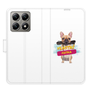 Flip pouzdro iSaprio - Xiaomi 14T Pro s vlastním motivem a kapsičkami na karty