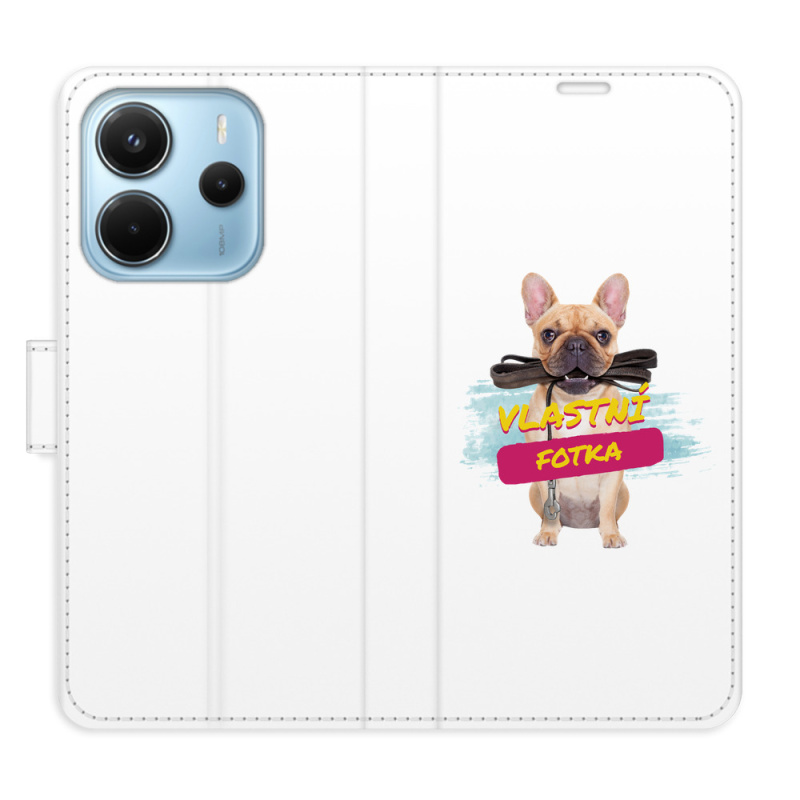 Flip pouzdro iSaprio - Xiaomi Redmi Note 14 s vlastním motivem a kapsičkami na karty