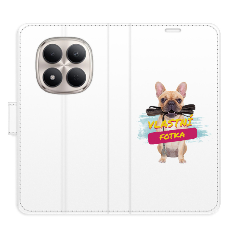 Flip pouzdro iSaprio - Xiaomi Redmi Note 15 Pro 5G s vlastním motivem a kapsičkami na karty