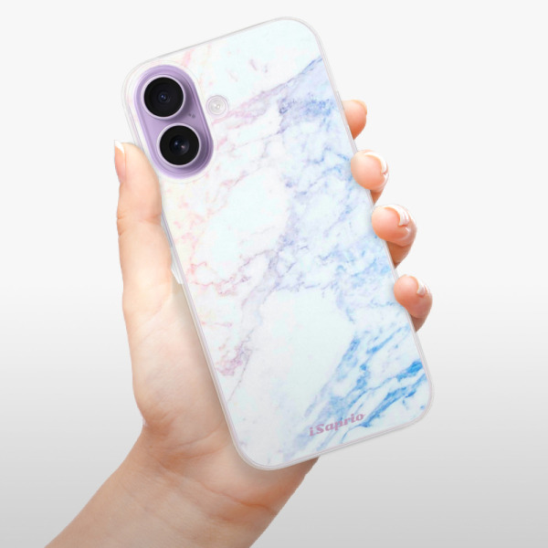 Silikonový kryt iSaprio - Apple iPhone 17 - Raibow Marble 10
