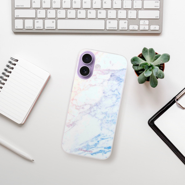 Silikonový kryt iSaprio - Apple iPhone 17 - Raibow Marble 10