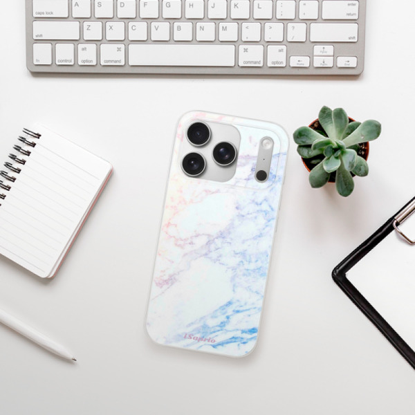 Silikonový kryt iSaprio - Apple iPhone 17 Pro - Raibow Marble 10