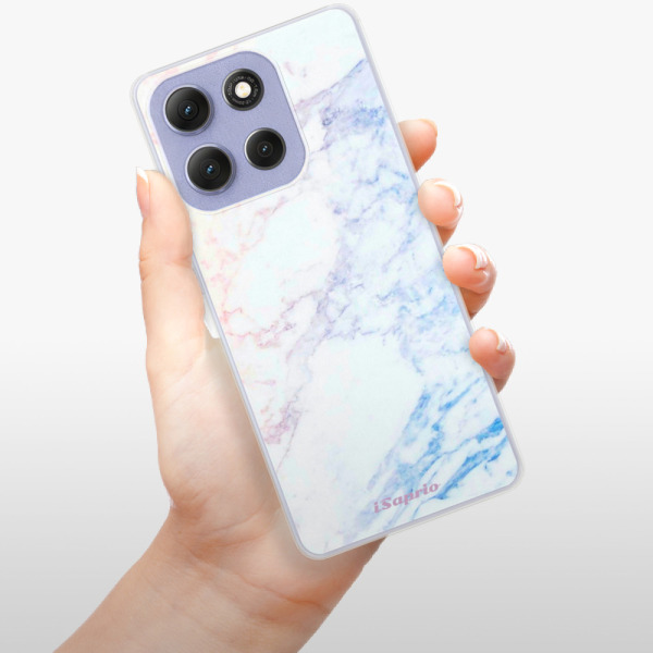 Silikonový kryt iSaprio - Motorola Moto G86 5G - Raibow Marble 10