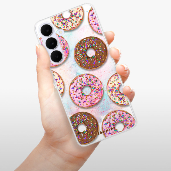 Silikonový kryt iSaprio - Samsung Galaxy S25 FE - Donuts 11